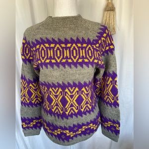 Mock Neck Wool Sweater